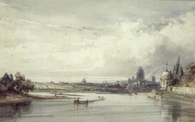 Fjernsyn over Paris av William Callow