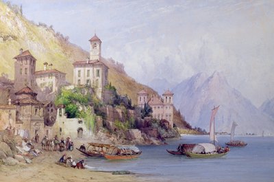Gravedona, Comosjøen, 1895 av William Callow