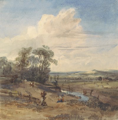 Landskap etter Wynants (i Louvre) av William Callow