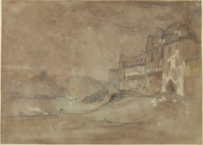 Marksburg slott, Rhens av William Callow