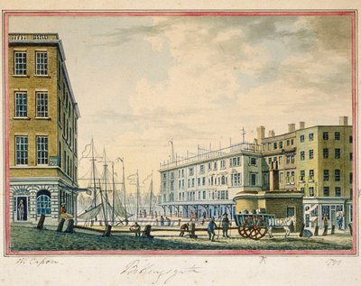 Billingsgate Market, London, 1799 av William Capon