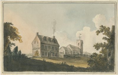 Edingale kirke: akvarellmaling, og [c 1790] av William Carter