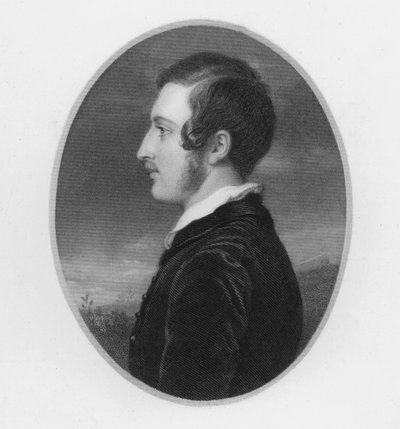 Prins Albert, i en alder av tjue (gravering) av William Charles (after) Ross