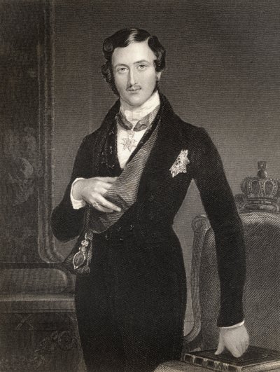 Albert Prince Consort of Great Britain, gravert av W. Holl, fra 