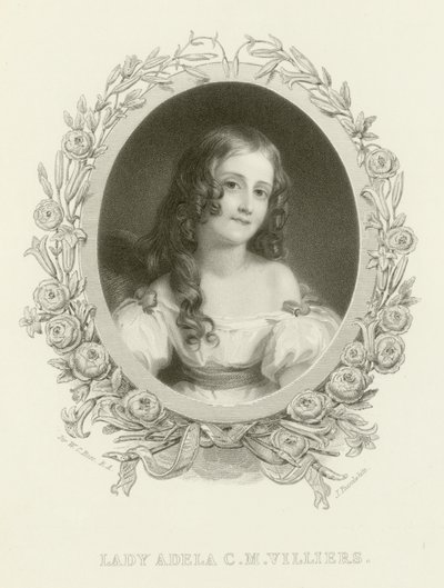 Lady Adela Corisande Maria Child Villiers av William Charles Ross