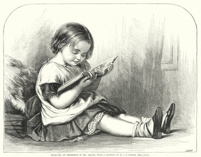 Lesing (gravering) av William Charles Thomas (after) Dobson