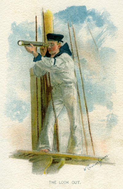 The Look Out, c1890-c1893. av William Christian Symons