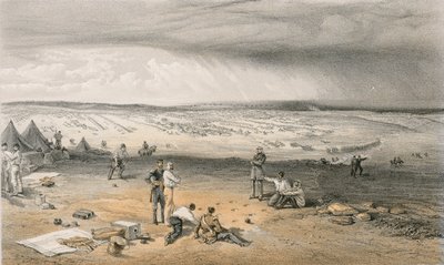 3. divisjons leir, 9. juli 1855 av William Crimea Simpson