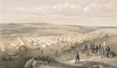 Leir av marinebrigaden før Sebastopol av William Crimea Simpson