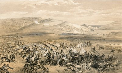 Ansvar for den tunge kavaleribrigaden, 25. oktober 1854 av William Crimea Simpson