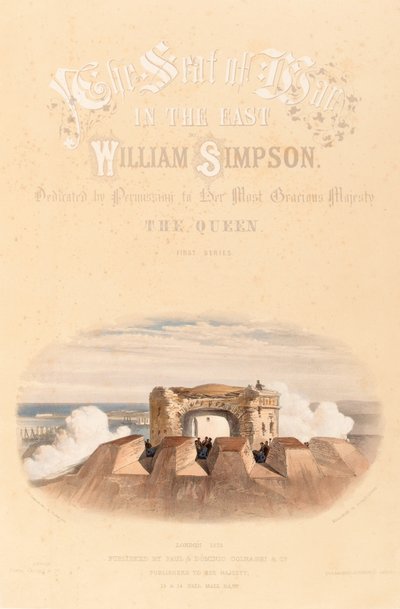 ?Malakoff eller runde tårn?, ca. 1855 av William Crimea Simpson