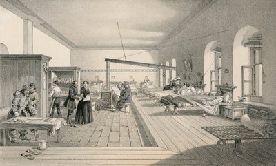En av avdelingene på sykehuset i Scutari av William Crimea Simpson