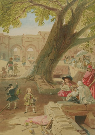 Peepul Tree i Palace of Delhi, 1863 av William Crimea Simpson