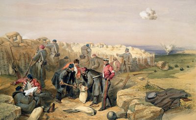 Russian Rifle Pit (nå britisk), plate fra 