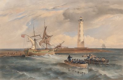 ?Fyret ved Cape Chersonese, ser sørover? av William Crimea Simpson