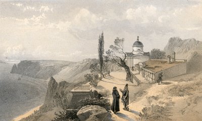 Klosteret St George og Cape Fiolente, med utsikt mot vest av William Crimea Simpson