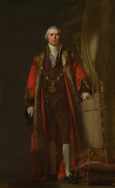Charles Thorp som Lord Mayor of Dublin, ca. 1800. av William Cuming