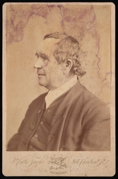 Portrett av JD Lang, før 1877. av William Curtis Taylor