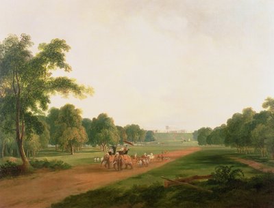 Et jaktparti i India av William Daniell