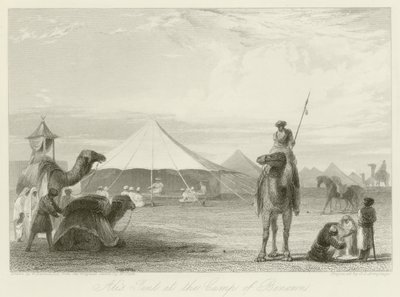 Alis telt i Camp of Benonn av William Daniell