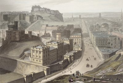 Edinburgh, fra Calton Hill, fra 