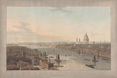 Tavle IV: London, St. Paul's og Blackfriars Bridge fra Southwark av William Daniell