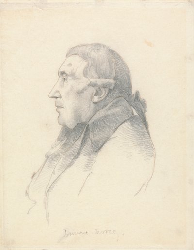 Portrett av Dominic Serres av William Daniell