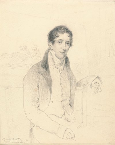 Portrett av en sportsartist, muligens WB Daniell av William Daniell
