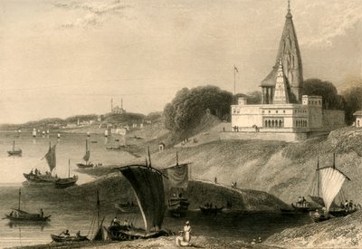 Bernar-pagoden, Benares, 1835. av William Daniell