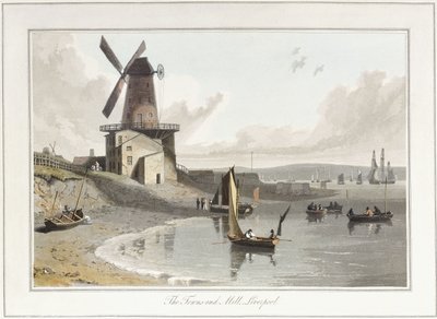 The Towns-end Mill, Liverpool, 1814-1825 av William Daniell
