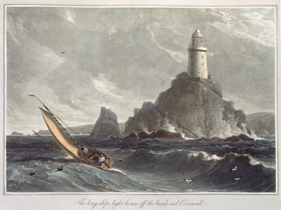 Langskipsfyret i Lands End, Cornwall, fra bind I av 
