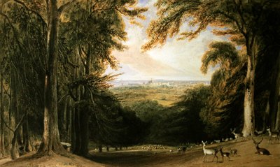 Skoglandskap, Windsor av William Daniell
