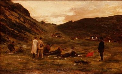 Rifle Range (olje på papir) av William Darling McKay