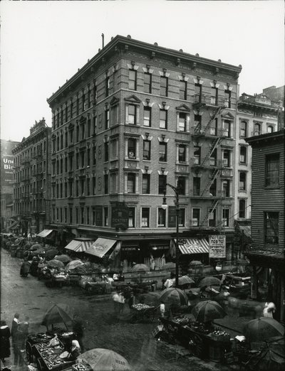 Ludlow Street ved Hester Street, Lower East Side, ca. 1910-21 av William Davis Hassler