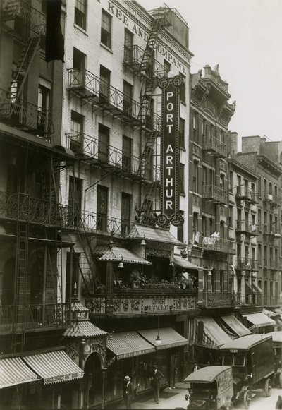 Port Arthur Restaurant, Mott Street 7, New York City, 1919 av William Davis Hassler