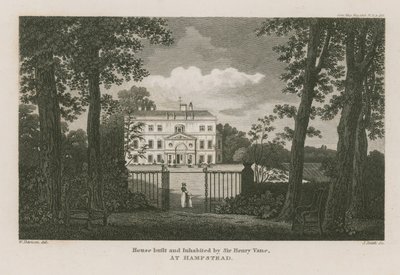 Hus bygget og bebodd av Sir Henry Vane på Hampstead av William Davison
