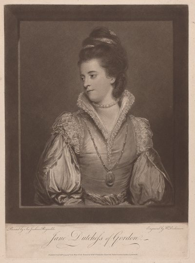 Jane hertuginne av Gordon av William Dickinson