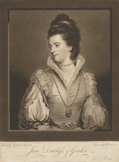 Jane Gordon (née Maxwell), hertuginne av Gordon av William Dickinson