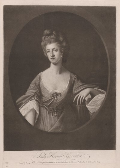 Lady Harriot Grosvenor av William Dickinson