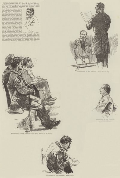 Underholdning for havnearbeidere av William Douglas Almond