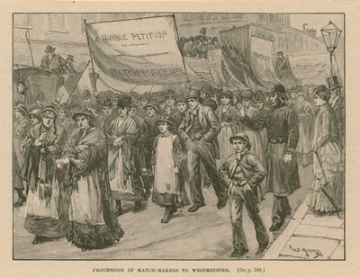 Prosesjon av fyrstikkmakere til Westminster av William Douglas Almond