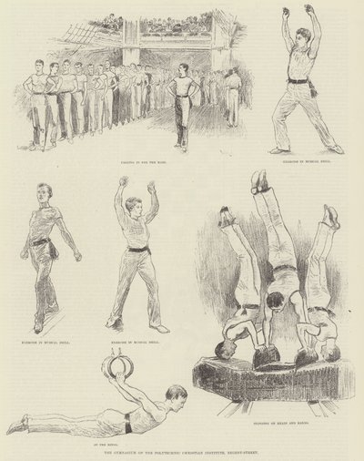 Gymnasium ved Polytechnic Christian Institute, Regent-Street av William Douglas Almond