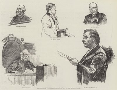 Hansard Unions påtalemyndighet ved Bow Street politidomstol av William Douglas Almond