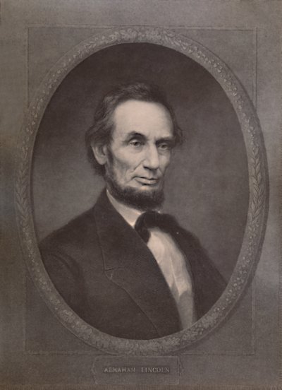Abraham Lincoln, USAs 16. president, 1800-tallet 1894 av William Edgar Marshall