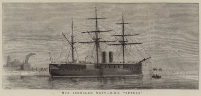 Vår jernbelagte marine, HMS Superb av William Edward Atkins
