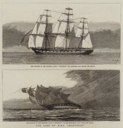 Tapet av HMS Eurydice av William Edward Atkins