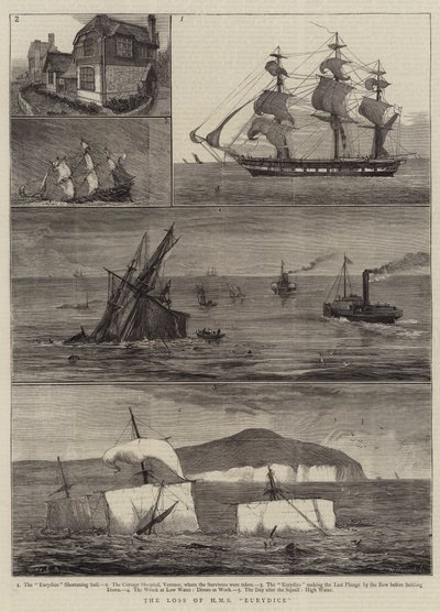 Tapet av HMS Eurydice av William Edward Atkins