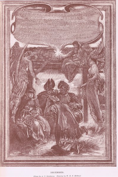 desember, fra The Magazine of Art 1893, Cassell and Company av William Edward Frank Britten