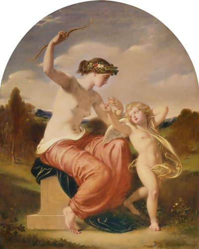 Venus avvæpner Amor av William Edward Frost