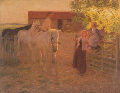 Den gamle porten, ca. 1896 (olje på lerret) av William Edward Stott